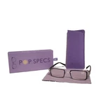 Elton John Pop Specs Reading Glasses-black/crystal Bullett 3.00, Rectangle. Fixed Price $18.95.