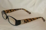 Foster Grant Women's Kailyn Black Reading Glasses Giraffe Gold Stem +1.00 #01. Fixed Price $14.99.