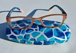 Women's Icu Eyewear Reading Glasses With Case Blue + 1.25. Fixed Price $15.00.