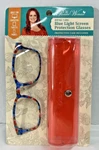 The Pioneer Woman Heritage Floral Blue Light Screen Protection Glasses And Case. Fixed Price $7.00.