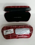 Lot Of 2 Foster Grant Red Alligator Eyeglasses / Sunglasses Hard Case New. Fixed Price $9.99.