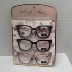 Marilyn Monroe 3-PACK Premium Reading Glasses Readers +3.00 New. Fixed Price $29.99.