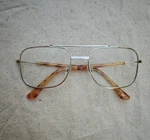 & York Bryant Vyslv 57-18-145 Vintage Style Silver Eyeglasses Frames. Fixed Price $60.00.