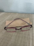 Foster Grant Daniella Purple Rimless Womens Reading Glasses +2.50 W/ Case. Fixed Price $13.75.