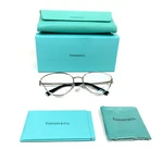 Tiffany & Co. Eyeglasses Frames TF1157-B 6001 Silver Cat Crystals 54-18-135. Fixed Price $215.59.