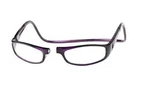 Clic +1.25 Diopter Magnetic Reading Glasses: Euro - Purple. Fixed Price $37.95.