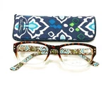 Vera Bradley Readers Reading Eyeglasses Libby Ink Blue +2.00. Fixed Price $23.20.