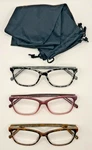 Foster Grant Design Optics Reading Glasses 3 Pack +2.50 W/ Microfiber Cases. Fixed Price $15.99.