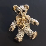 Vintage Brooch Teddy Bear Gold/silver Tone Heart Love Women Fashion Jewelry Amor. Fixed Price $12.99.