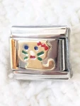 Authentic Ud Unodomani Classic Italian 9MM Charm Hello Kitty Kitten R136. Fixed Price $10.97.