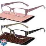 Madison Avenue 2 Pack Classic Blue Light Blocking Reading Glasses For Women,. Fixed Price $34.99.