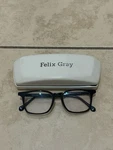 Felix Gray Nash Blue Light Glasses Black. Fixed Price $35.00.