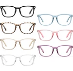Ccvoo 7 Pack Women's Colorful Bluelight Readers 1.25 Magnification. Fixed Price $14.99.