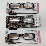 "3 Pair" Foster Grant Sight Station Caity +2.50 Reading Glasses Readers. Fixed Price $15.00.