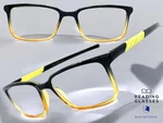 Classy Contemporary Modern Sporty Reading Eye Glasses Readers Black Frame +2.50. Fixed Price $13.01.
