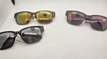 Joy Mangano Reader Sunglasses Lot +3.00 Purple, Black, Brown Frames W/cases New. Fixed Price $12.99.