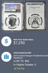 2023 Reverse Proof Silver Morgan Dollar Ngc Pf 70 Advanced Release Dual Sig.!. Fixed Price $1250.00.