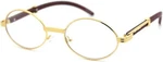 SA106 Art Nouveau Vintage Style Oval Metal Frame Eye Glasses. Fixed Price $14.99.