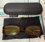 Eyekepper Blue Light Blocking Reading Glasses With Case And Lens Wipe Tortoise. Fixed Price $21.00.