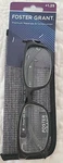 Foster Grant Core - Black Reading Glasses With Case +1.25. Fixed Price $12.99.
