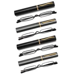 Owtxis 4 Pack Mini Slim Pen Reading Glasses +3.50 - Compact Readers W/ Clip Case. Fixed Price $32.21.