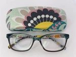 Vera Bradley Eye Reading Glasses Frames And Hard Case Rio Grace 53-15-135. Fixed Price $34.99.