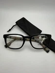 New Burberry Eyeglasses 2335 3773 53-21 Black Frames With Plaid Design Temples. Fixed Price $84.99.