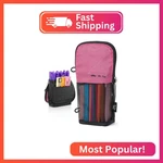 Mr. Pen- Standing Pencil Case Pouch, Sit & Lay Mesh-view Design, Black Pink,. Fixed Price $8.54.
