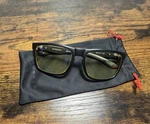 Gunnar Intercept Onyx Blue Light Blocking Glasses Black Square Frame Yellow Lens. Fixed Price $35.00.