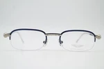 Vintage Eyeglasses Aston Martin 37 Blue Silver Half-rim Frame. Fixed Price $147.64.