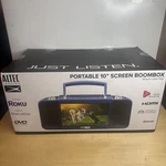 Altec Lansing Portable 10 Screen Media Boombox Roku Cd/dvd Gaming Bluetooth. Fixed Price $89.99.