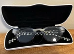 Mackenzie-childs Courtly +2.50 Readers Glasses 99011-004 & Hard Shell Case. Fixed Price $64.99.