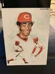 Vintage George Foster Cincinnati Reds Todd Alan Gold 9 X 12 Portrait Mlb #81. Fixed Price $9.99.