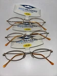 Magnivision Redireaders Lot Of 3 +2.25 Gold Rimmed Reading Glasses Brand New. Fixed Price $8.00.
