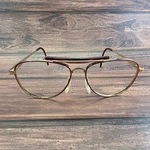 Titmus TP201 Vintage Aviator Safety Glasses Z87 Gold Tortoise Usa 61-15 145. Fixed Price $39.77.