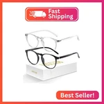 Logclub 2 Pack Blue Light Glasses For Woman/men Retro Round Blocking. Fixed Price $10.16.