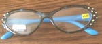 Crystal Dg Reading Glasses Women Ladies +1.25 #2. Fixed Price $24.99.
