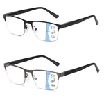 Missfive 2 Pack Mens Progressive Multifocus Reading Glasses Blue Light Blocking,. Fixed Price $34.70.