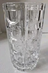 Crystal Vase Vintage Royal Gallery Morgan Made Slovakia Heavy 9" Tall. Fixed Price $24.50.