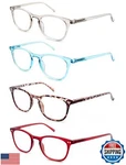 Hapjoys Reading Glasses Womens Lightweight Stylish Readers +1.75 Ladies Cheat. Fixed Price $27.99.