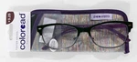 Foster Grant Color-read "cleo" 3.25 Purple Reading Glasses W/ Case New. Fixed Price $12.34.