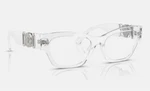 Versace Reading Glasses Mod. 3367-U 108 54-17 140 Crystal &silver Frames Readers. Fixed Price $239.99.