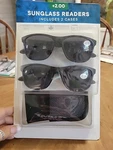 Pack Sunglass Readers Full Frame Uv Protection Includes Cases +2.00 Power. Fixed Price $14.99.