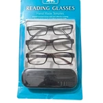 Icon Hand Made Temples Reading Glasses +2.00 3-PACK. Fixed Price $15.99.