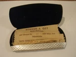 Antique Eyeglasses W/ Case Round Thin Rimmed Specs Unmarked Reading. Fixed Price $20.00.