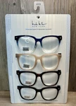 Nicole Miller 4-PACK Premium Quality Oversized 2.5 Reading Glasses Readers. Fixed Price $39.99.