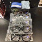 Nwt Ccvoo Reading Glasses Size 1.25 Black Bifocal Blue Light Blocking Protective. Fixed Price $10.99.