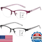 Missfive 2 Pack Women Progressive Multifocus Reading Glasses, No Line Blue Light. Fixed Price $58.88.