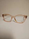 Kate Spade Tanya Pink Crystal Acetate Women's Reading Glasses +1.00 XB10 Euc. Fixed Price $27.96.