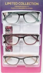 3 - Foster Grant Design Optics Limited Collection Cat Eye 1.25 Green Beige Rose. Fixed Price $13.50.